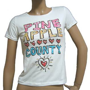 送料無料 レディース　トップス　Tシャツ 　半袖 　パイナップルカウンティ　スパンコール オリジナル 　Pineapple County original sp..