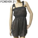 送料無料 レディース ワンピース チュニック シースルー ドット柄 Forever21 フォーエバー21 See-through Dot Tunic forever-22 水玉 可愛い プレゼント