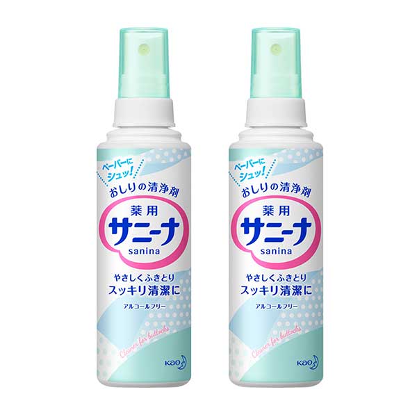 【2セット】 花王 薬用 サニーナ 90mL 本体 ×2セット Kao おしりの清浄剤 ケア用品 アルコールフリー スプレータイプ デリケートゾーン 医薬部外品 まとめ買い ストック