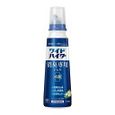 花王 ワイドハイター 消臭専用 ジェル グリーンシトラスの香り 本体 570ml Kao 柔軟剤 消臭 液体洗剤 洗濯 衣料用 部屋干し臭 皮脂臭 汗 洗濯槽 靴下臭 加齢臭 食べ物臭