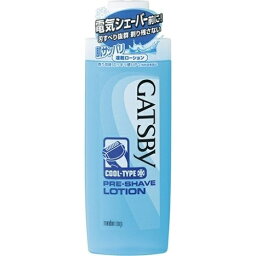 【2セット】 ギャツビー プレシェーブローション 140ml ローション カミソリ 剃刀 電気シェーバー 電気カミソリ 髭剃り ヒゲ メントール シェービング 保湿 男性 GATSBY マンダム