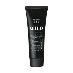 送料無料 2本セット UNO ウーノ スーパーハードジェル 180g 無着色 ノンオイリー ハード ジェル 髪 ヘアセット ヘアフォーム スタイリング剤 無香料 資生堂 メンズ キープ 超ハード スタイル維持 調湿成分 粉ふきしない ベタつき ごわつかない ショートヘヤ お手軽 美容室