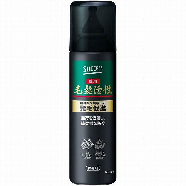 2本セット サクセス 薬用毛髪活性 無香料 185g 育毛 育毛剤 養毛剤 抜け毛予防 毛穴 汗 男性 SUCCESS KAO 花王 医薬部外品 ニチコン酸アミド 生薬センブリエキス 薬用トニック 育毛剤 養毛剤 保湿 乾燥 汗