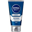 ニベアメン 洗顔料 メンズ NIVEA ニベアメン フェイスウォッシュ モイスト 100g 微香性 ナチュラルグリーンの香り 洗顔 ウォッシュクリーム スキンケア 男性 さっぱり 花王 皮脂吸着成分配合 ノンメントール セリサイトアパタイト 爽快 べたつかない 濃密泡 お風呂 洗い上がり 就寝前 普通肌 日本製