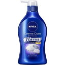 NIVEA ニベア クリームケア ボディウォッシュ ヨーロピアンホワイトソープの香り 480ml ボディソープ 泡 スキンケア 保湿 花王 W濃厚保湿ボディウォッシュ ラノリンアルコール グリセリン シアバター ナチュラル もこもこ泡 スッキリ 爽快 いい匂い 乾燥肌 普通肌 日本製