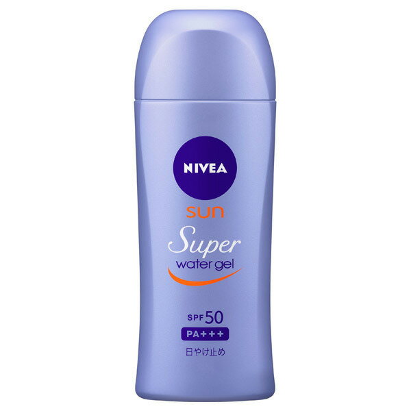 NIVEA ニベアサン ウォータージェル SPF50 ボトル 80g SPF50 PA 日焼け止め UVジェル スキンケア ヒアルロン酸 保湿 花王 化粧水感覚のUVジェル ユニセックス 日差し 運動 スポーツ 潤い みずみずしい 石 で落とせる なじむ 健康 便利 つっぱらない 肌に優しい 日本製