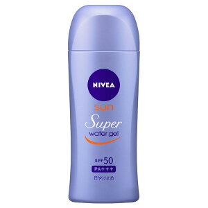 NIVEA ニベアサン ウォータージェル SPF50 ボトル 80g SPF50 PA+++ 日焼け止め UVジェル スキンケア ヒアルロン酸 保湿 花王 化粧水感覚のUVジェル ユニセックス 日差し 運動 スポーツ 潤い みずみずしい 石?で落とせる なじむ 健康 便利 つっぱらない 肌に優しい 日本製