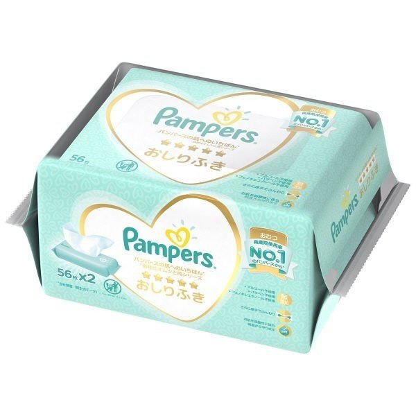 【楽天スーパーセール期間中 P5倍】パンパース 肌へのいちばん おしりふき 56枚×6パック入り pampers おむつ パンツ 紙オムツ 赤ちゃん ギフト 贈り物 吸収性 人気 ランキング P&G 厚手 シート お尻拭き 衛生 手拭き 身体 出産祝い 贈り物 厚手でふんわり 送料無料