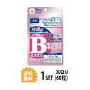 DHC 持続型ビタミンBミックス 30日分 （60粒） ディーエイチシー 栄養機能食品 ナイアシン ビオチン ビタミンB12 葉酸 粒タイプ ダイエット サプリ 女性 男性 ユニセックス タイムリリース ヘルスケア ビタミン類 小粒 飲みやすい 必須 お手軽 美肌 みずみずしい 発育 妊娠