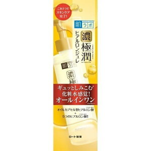 送料無料 肌ラボ 極潤 ヒアルロンジュレ 180ml オールインワンジェル 美容液 乳液 パック 敏感肌 ハダラボ ロート製薬 ユニセックス 無香料 無着色 アルコールフリー 5つのヒアルロン酸を配合 ジュレ状保湿液 もちもち肌 洗顔後 仕上げ 使いやすい 上質