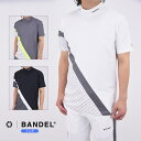 【期間限定ポイント10倍】【25SS】 BANDEL GOLF バンデルゴルフ ALLOVER SWITCH S/S MOCK NECK SHIRTS / スウィッチパターン モックネックシャツ ゴルフ スポーツ アウトドア 半袖 ロゴ シンプル 軽量 おしゃれ M-XXL BGS-5SASMC