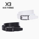 【期間限定ポイント10倍】【25SS】 KI-XXX THREE キックスリー AUTO LOCK BELT / ダイヤ柄 オートロックベルト 男子 男性 紳士 ゴルフ ゴルフウェア 雑貨 快適 日常 FREE 25SSXB003