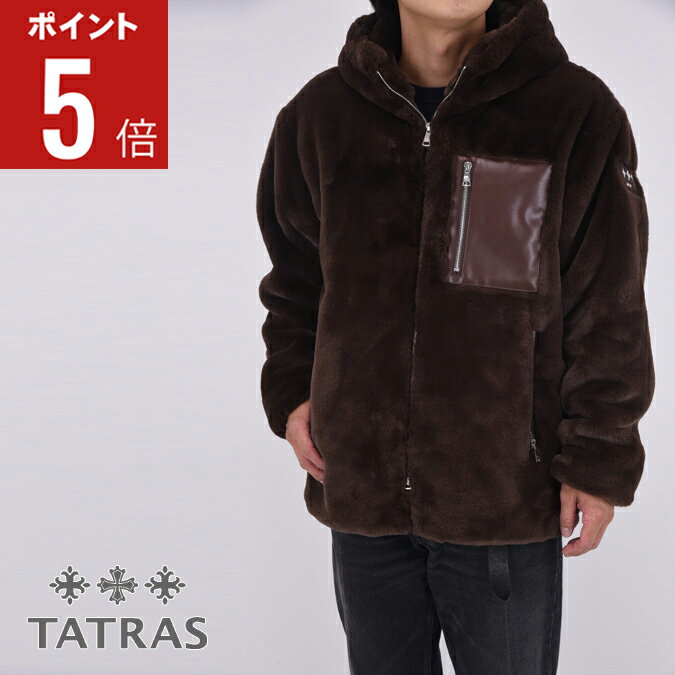 【期間限定ポイント5倍】【正規取扱】TATRAS タトラス MASCALI (マスカリ) / フード付き ボアブルゾン ..