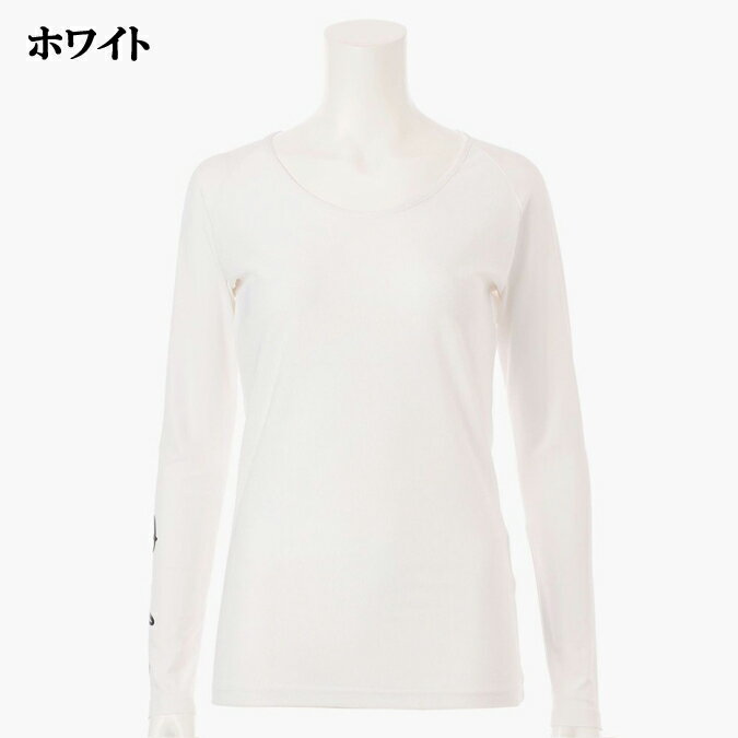 【25SS】【レディース】BRIEFING GOLF ブリーフィング ゴルフ WOMENS UNDER SHIRT / ブランドロゴ Uネック ストレッチ アンダーシャツ 快適 長袖 スポーツ アウトドア S-L BBG251W04