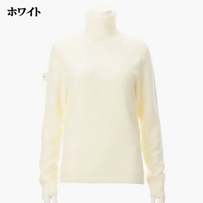 【25AW】【レディース】BRIEFING GOLF ブリーフィング ゴルフ WS BOUCLE YARN TURTLENECK KNIT / タートルネックニット スポーツ 長袖 ロゴ アクティブ 快適 S-M BRG253W40