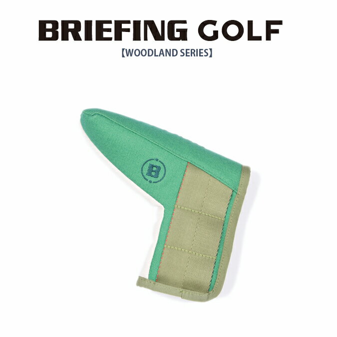【WOODLAND SERIES】BRIEFING GOLF ブリーフィング ゴルフ PUTTER COVER WL / ピンタイプ パターカバー..
