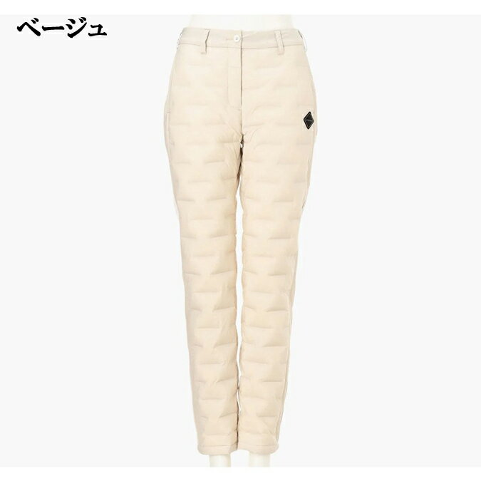 【25AW】【レディース】BRIEFING GOLF ブリーフィング ゴルフ WOMENS HYBRID DOWN PANTS / ストレッチタフタ ダイヤモンドロゴ ハイブリッドダウンパンツ スポーツ 長ズボン 秋冬 M BRG253W47