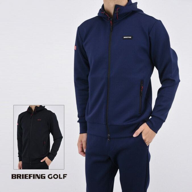 BRIEFING GOLF u[tBO St 3D LOGO PARKA Y fB[X p[J[  WbvAbv _uWbv Xgb` W[W X|[c AEghA t@bV S-XL S-LL BBG241M08