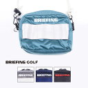 【ECO TWIL SERIES】BRIEFING GOLF ブリーフィング ゴルフ 3WAY POUCH GOLF ECO TWILL メンズ レディース ショルダー ポーチバッグ バッグインバッグ ウエストポーチ 撥水 抗菌 エコツイル スポーツ アウトドア BRG223G48