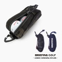 【STANDARD SERIES】BRIEFING GOLF ブリーフィング ゴルフ BALL POUCH 1000D メンズ レディース ボールポーチ コーデュラナイロン 撥水 フック スポーツ アウトドア BRG231G50