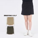 BRIEFING GOLF ブリーフィング ゴルフ SOLOTEX HEAT WRAP SHORT PANTS レディース ショートパンツ ラップスカート風 膝上丈 ミニ丈 ショート丈 ストレッチ 防シワ 保温 撥水 アーバンゴルフ スポーツ アウトドア XS-L SS-L BRG233W55