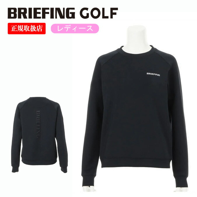 【25SS】【レディース】 BRIEFING GOLF ブリーフィング ゴルフ WOMEN'S 3D LOGO CREWNECK / 3Dロゴ ス..
