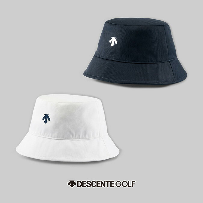 【DSG COLLECTION】DESCENTE GOLF デサントゴルフ メンズ レディース コットンチノバケットハット 部分吸汗速乾 部分抗菌防臭 スポーツ アウトドア ファッション M-L DGAXJC70