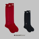 【返品不可】【LUXE】DESCENTE GOLF デサントゴルフ レディース ハイゲージ ハイソックス スポーツ アウトドア ファッション DGCUJB03