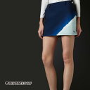 【返品不可】DESCENTE GOLF デサントゴルフ レディース ストレッチ パネルプリント スカート 膝上丈 吸汗速乾 インナーパンツ一体型 スポーツ アウ...