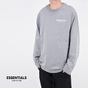 FOG ESSENTIALS GtI[W[GbZVY ONE POINT LOGO LS T-Shirt Y fB[X TVc N[lbN  |CgS AJW Xg[g AJ S-M