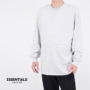 FOG ESSENTIALS GtI[W[GbZVY RLCT LOGO LS TEE Y fB[X TVc N[lbN  tN^[vg AJW Xg[g AJ S-XL