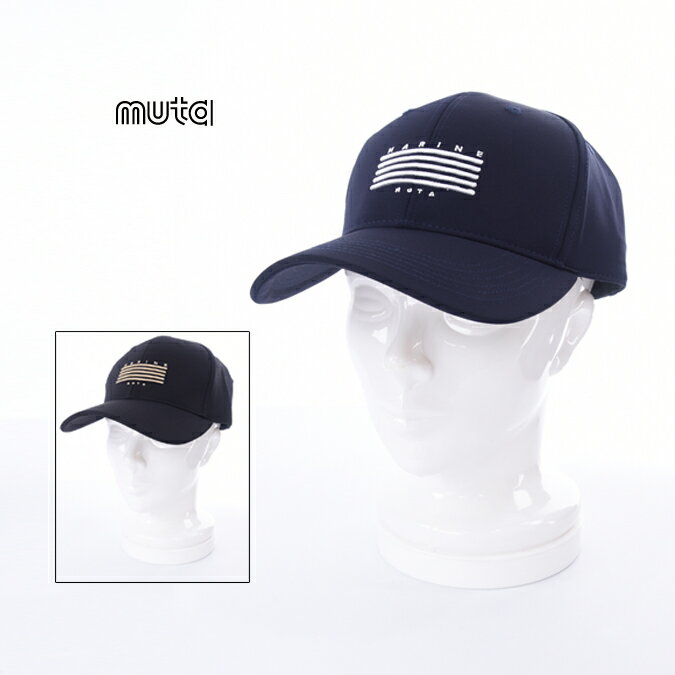 muta ムータ メンズ レディース 5ライン ロゴ キャップ マジックテープ 吸水速乾 シーズンレス スポーツ アウトドア カジュアル ファッション MMAV-622175