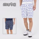 【25SS】muta MARINE ムータマリン GOLF ゴルフ DIGITAL LOGO SHORT PANTS / デジタルロゴ ショートパンツ アウトドア スポーツ ファッション 5-7 M-XL MGMK-444291