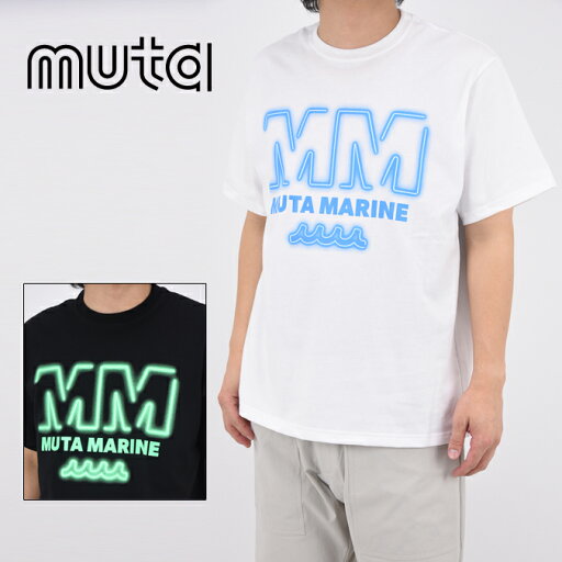 【期間限定ポイント20倍】【25SS】【コットン100%】muta MARINE ムータマリン MM NEON T-SHIRTS / ネオンプリント クルーネックTシャツ トップス 半袖 定番 5-7 M-XL MMMP-434598 【期間限定ポイント20倍】【25SS】【コットン100%】muta MARINE ムータマリン MM NEON T-SHIRTS / ネオンプリント クルーネックTシャツ トップス 半袖 定番 5-7 M-XL MMMP-434598