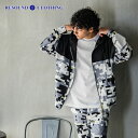 RESOUND CLOTHING リサウンド クロージング DIGITAL CAMO DROP ZIP HOODIE メンズ レディース ジップアップ フーディ 長袖 ダブルジップ デジタルカモ 抗菌防臭 UVカット 接触冷感 ラグジュアリー 西海岸 アメカジ 1-3 S-L RC31-C-005