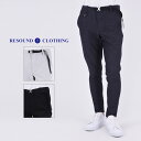 RESOUND CLOTHING リサウンド クロージング PAT TIGHT EASY PANTS メンズ ウェビングベルト付き イージー スラックス フルレングス タイトテーパード ストレッチツイル 股上深め ラグジュアリー 西海岸 アメカジ 1-3 S-L RC31-ST-037 新型ウェビングベルト付きイージースラックスPAT。 クライミングパンツのディティールである片手で調整できるウェビングベルト仕様、メタルクロスバックルがアクセントとなっております。角度のあるスラッシュポケット、帯も狭く、バックポケットはフォーマルな両玉縁。カジュアルなアイテムをよりスタイリッシュなイメージに仕上げました。様々なシーンで機能を考慮し、ベルトループつきのDカンを付けております。シルエットは脚のラインに沿った、スタイリッシュな裾幅13.5CMのタイトテーパードシルエット。素材は綺麗な高機能ポリエステルレーヨンのギャバジンストレッチツイル。尾州の歴史ある織り機で作成。暑い時期は、熱を吸収して肌の表面温度をさげ、寒い時期は体から出る湿気を熱に変え発熱してくれる。年中快適に過ごせる高機能ツイル。滑らかな肌触りとクラシカルでエレガントな印象を与えてくれます。キックバックに優れ、アクティブな動きにも対応できる素材となっております。 ブランドコンセプト 元DELAYデザイナー「梅本 剛史」が手掛けるNEW BLAND「RESOUND CLOTHING（リサウンドクロージング）」鳴り響く "RESOUND"。西海岸出身のMusicianのLife style。波の音を聴きながら奏でる Acoustic Sound。ライブハウスで掻き鳴らす Distortion Sound。自由でリアルなアイテムを提案。岡山県は児島、ヨーロッパやアメリカなど世界に名だたるメゾンブランドも足を運び依頼している。加工場、縫製工場、仕上げに至るまで一貫した約400ブランド以上を生産する。世界屈指のハイクオリティーデニム工場を背景にリリース。デニムの縫製は全てユニオンスペシャル1970年代から1980年代のヴィンテージミシンを使用し、縫製、素材、染め、全てアナログに拘ったNEO VINTAGEのプレミアムデニム。設立年 : 2016創業/拠点 : 日本デザイナー : 梅本 剛史PAT TIGHT EASY PANTS RESOUND CLOTHING 新型ウェビングベルト付きイージースラックスPAT。 商品説明 クライミングパンツのディティールである片手で調整できるウェビングベルト仕様、メタルクロスバックルがアクセントとなっております。角度のあるスラッシュポケット、帯も狭く、バックポケットはフォーマルな両玉縁。カジュアルなアイテムをよりスタイリッシュなイメージに仕上げました。様々なシーンで機能を考慮し、ベルトループつきのDカンを付けております。シルエットは脚のラインに沿った、スタイリッシュな裾幅13.5CMのタイトテーパードシルエット。素材は綺麗な高機能ポリエステルレーヨンのギャバジンストレッチツイル。尾州の歴史ある織り機で作成。暑い時期は、熱を吸収して肌の表面温度をさげ、寒い時期は体から出る湿気を熱に変え発熱してくれる。年中快適に過ごせる高機能ツイル。滑らかな肌触りとクラシカルでエレガントな印象を与えてくれます。キックバックに優れ、アクティブな動きにも対応できる素材となっております。 Detail 詳細 カラー：グレー/デニム/ブラック 素材：レーヨン48% ポリエステル47% ポリウレタン5% モデル着用サイズ：2(M) 172cm 60kg SIZE CHART サイズチャート(cm) サイズウエスト腿幅膝幅裾幅股下股上 1(S)80.026.017.512.567.025.5 2(M)84.027.018.013.569.026.0 3(L)88.027.019.514.571.027.0