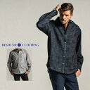 RESOUND CLOTHING リサウンド クロージング JERSEY JACK SHIRTS / 裏起毛 カモフラージュ ジャックシャツ アクティブ 定番 ...