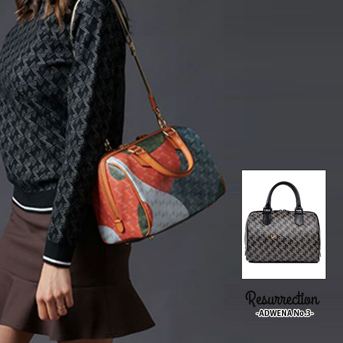 Resurrection レザレクション ADWENA MINI (アドウェナミニ) / ブランド オリジナルテキスタイル ミニボストン 人気 クラシカル ミニ...