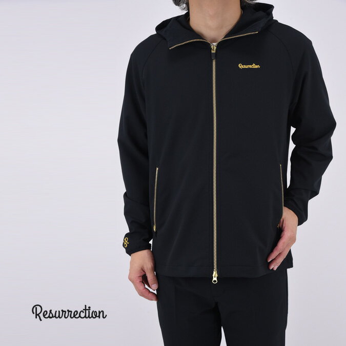 【24AW】Resurrection レザレクション MENS STORM FLEECE ZIP HOODIE / ストームフリースジップパーカー ファッション スポーツ アウトドア 保温 ストレッチ M-XL BD34OU25-M