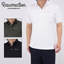 【25SS】Resurrection レザレクション MENS GM JACQUARD POLO / オリジナルテキスタイルジャガード ポロシャツ ファッション...