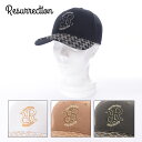 【25AW】Resurrection レザレクション GM BRIM CAP / RRロゴ刺繍 オリジナルテキスタイル ブリムキャップ ファッション スポーツ ...