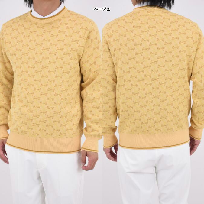 【期間限定ポイント10倍】【25AW】Resurrection レザレクション GM JACQUARD LIGHT KNIT / GMジャカード クルーネック ライトニット ファッション スポーツ アウトドア M-XL BE34KNPO10-M*
