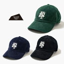 【※予約※ 10月頃入荷予定】【2025AW】SALVAGE PUBLIC Kolepa サルベージ パブリック コレパ Uka Corduroy 6panel Cap(SVP monogram) / コーデュロイ モノグラムロゴ3D刺繍 キャップ 雑貨 ゴルフ FREE SVKA5024