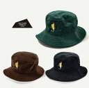 【※予約※ 10月頃入荷予定】【2025AW】SALVAGE PUBLIC Kolepa サルベージ パブリック コレパ Uka Corduroy Bucket Hat(DH MASTERS) / コーデュロイ バケットハット 雑貨 ゴルフ FREE SVKA5025