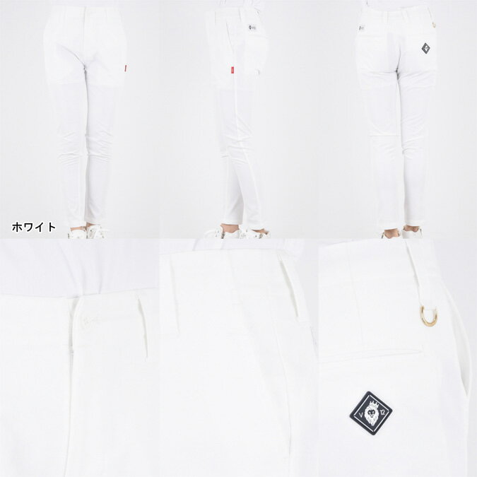 【期間限定ポイント10倍】【返品不可】V12 ゴルフ アパレル ヴィ トゥエルブ USUAL PANTS レディース パンツ フルレングス ベーシック スタンダード ロゴ 無地 ファッション スポーツ アウトドア カジュアル 0-2 S-L V122210-PN19