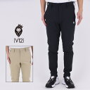 V12 ヴィトゥエルブ LINE UP RAIN PANTS PIPI PANTS / 4WAYストレッチナイロン ブランドロゴ テーパードシルエット ロングパンツ ゴルフ スポーツ ファッション M-XL V122510-PN03