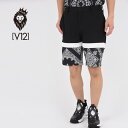 V12 ヴィトゥエルブ LX BAN SHORTS / バンダナ柄 ショートパンツ ゴルフ スポーツ アウトドア ファッション 通気性 快適 M-XL VLX2510-HP10(4)