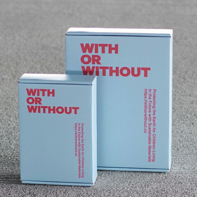 ��ñ����ʸ�Բġ�WITH OR WITHOUT ���������������������� GIFT BOX / ���եȥܥå��� 2405-WOW-GIFTBOX