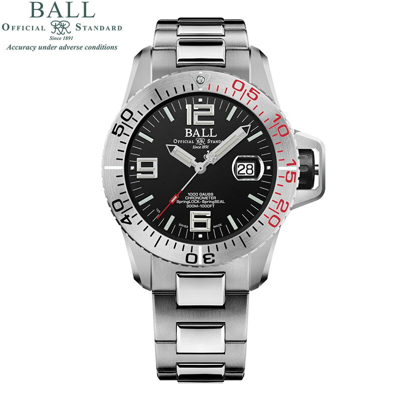 特典あり 【無金利ローン可】【3年間無料点検付】 ボールウォッチ BALL WATCH エンジニア ハイドロカーボン イーオーディ Engineer Hydrocarbon EOD DM3200A-S1CJ-BK メンズ 高級 腕時計 ブランド 時計 自動巻 機械式[ラッピング無料 内祝い ギフト]