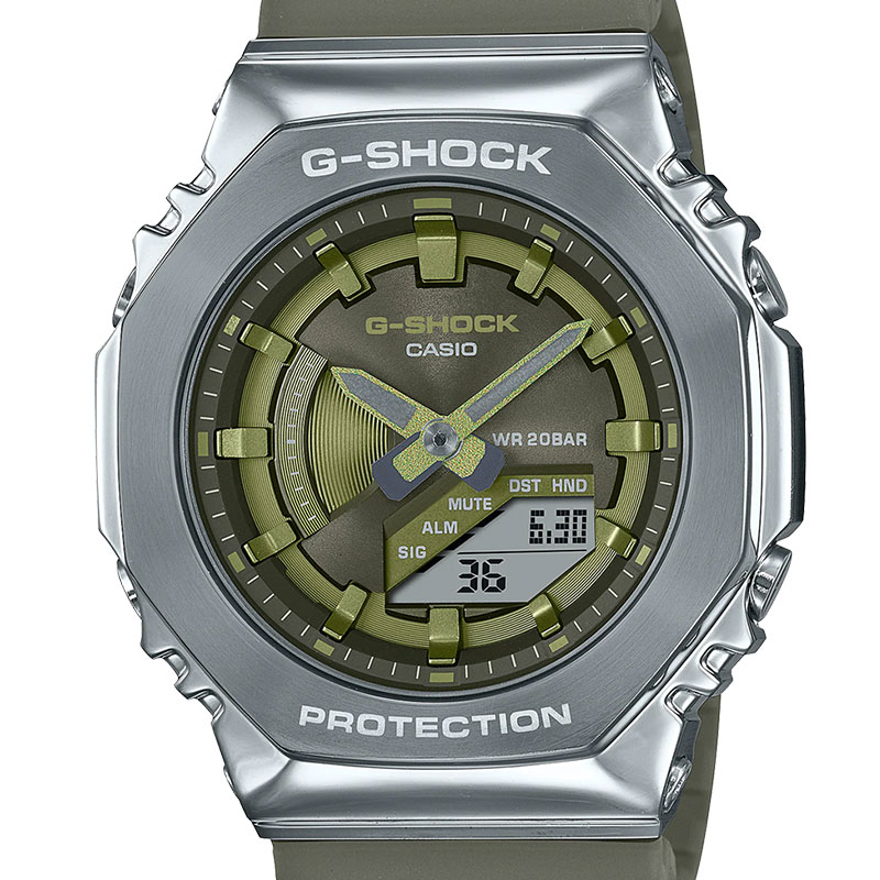 【2,000円クーポン/4日20時〜】カシオ [CASIO] ジーショック G-SHOCK ANALOG-DIGITAL 2100 Series メンズ レディース 腕時計 時計 アナデジ ストリート ファッション おしゃれ グリーン GM-S2100-3AJF [ラッピング無料 内祝い ギフト]